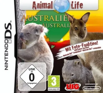 Animal Life - Australia (Europe) (En,Fr,De,Es,It) (NDSi Enhanced) box cover front